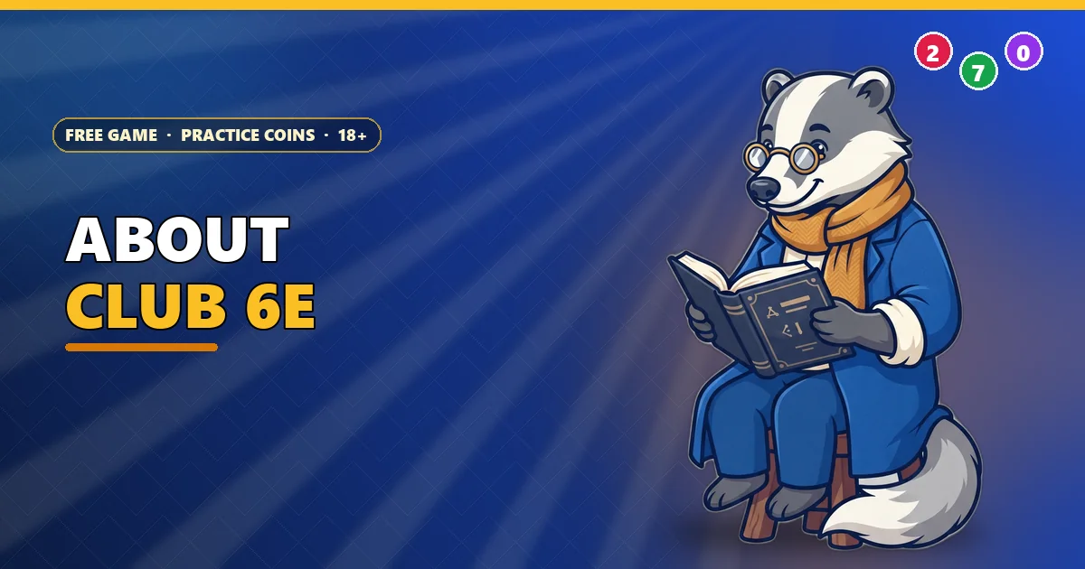 Badger scholar reading a book for the About Club 6E page