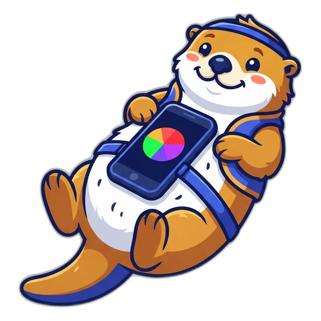 Otter with a phone strapped to its belly: the Club 6E app is just the website
