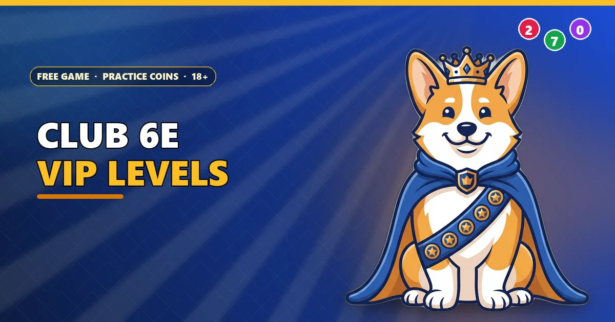 Crowned corgi wearing five star badges for the Club 6E VIP guide