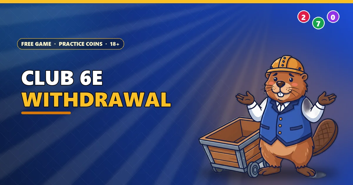 Beaver vault keeper beside an empty cart for the Club 6E withdrawal guide